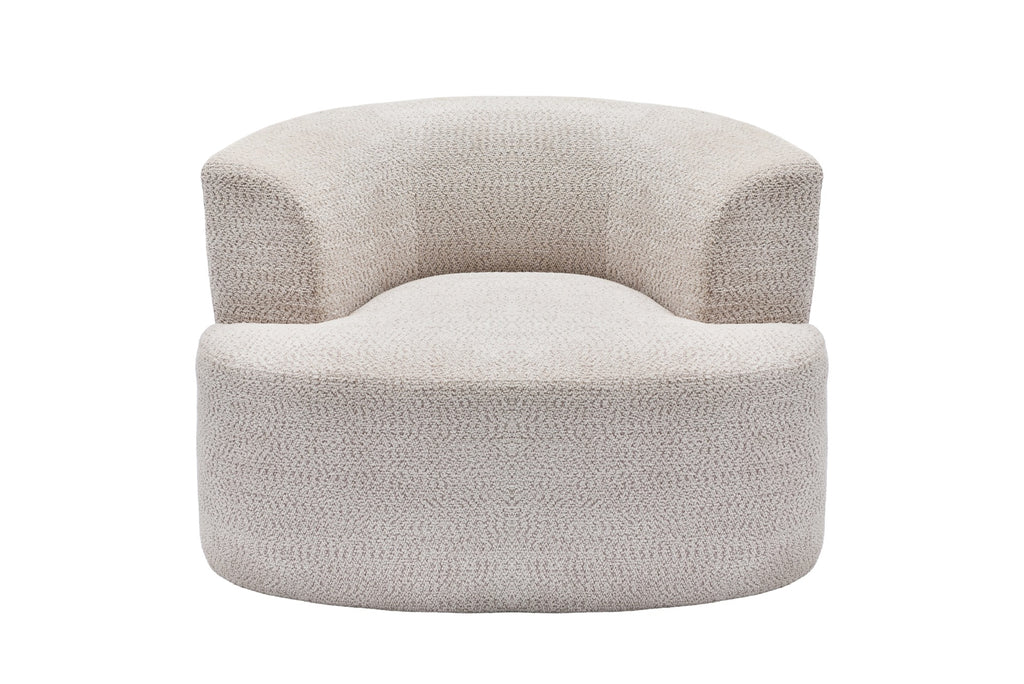 Sillón individual Calma tapizado en chenille