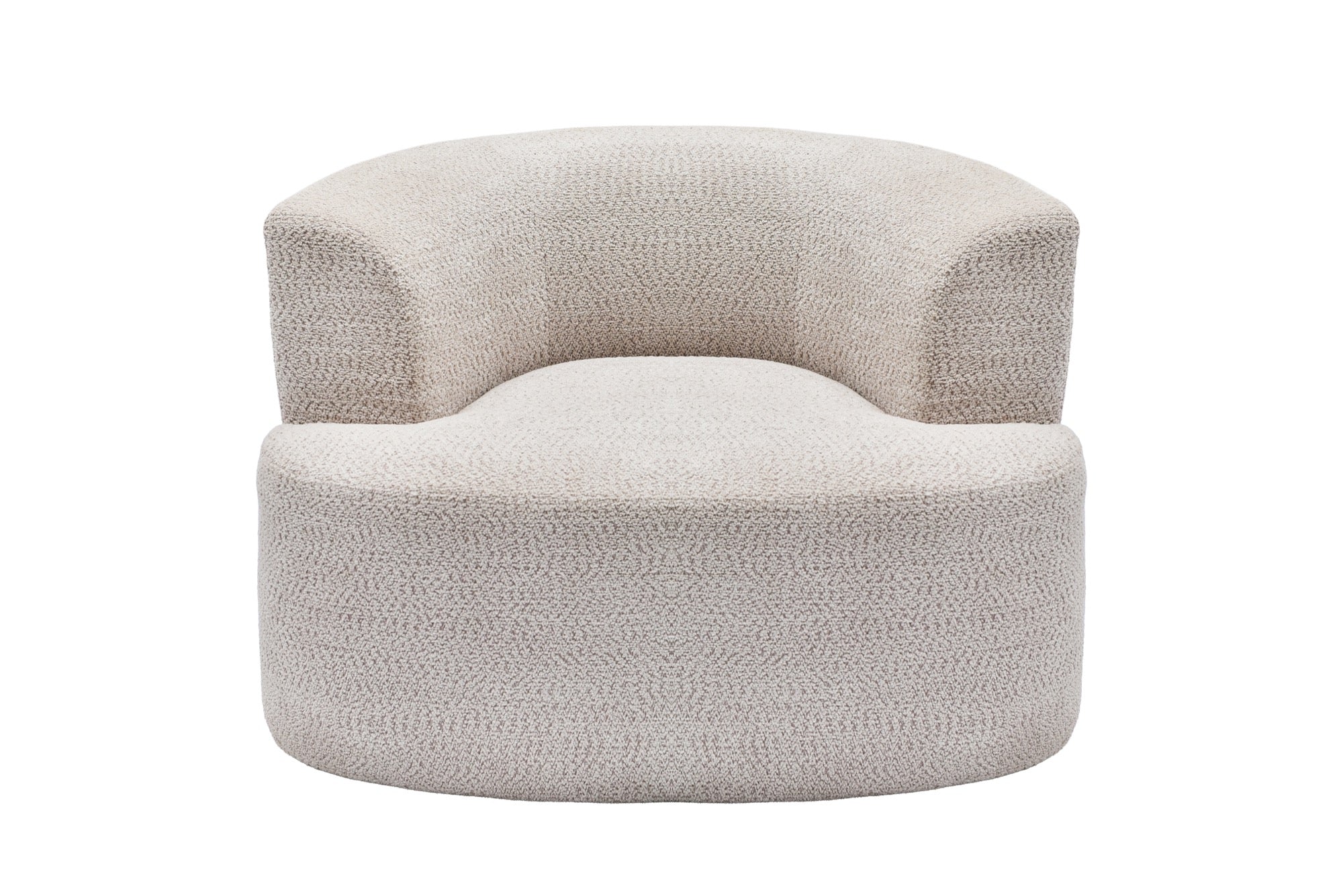 Sillón individual Calma tapizado en chenille